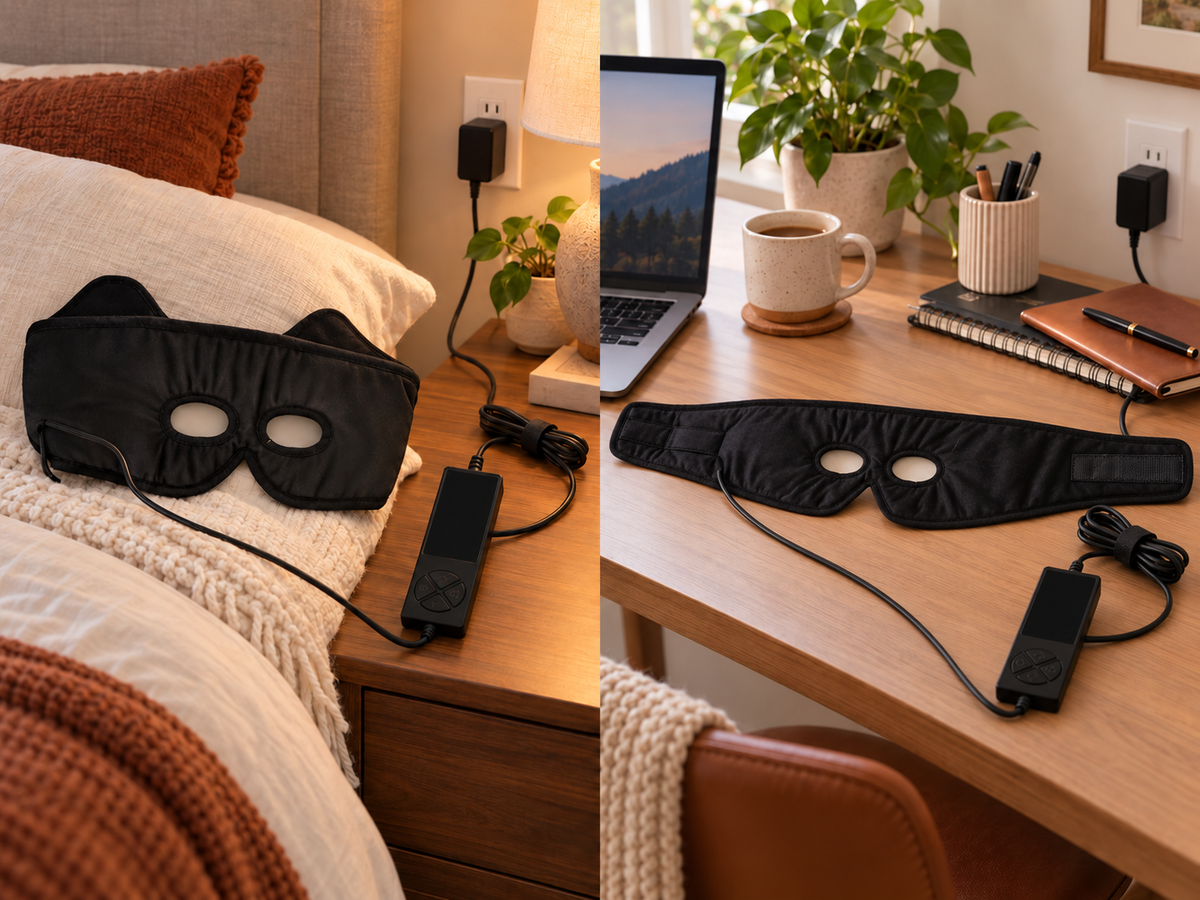 Bedside and desk duo, each with its own controller